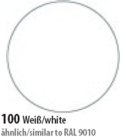 Wandplatte Weiss (97cm x 37,5cm x3,2mm)